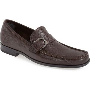SALVATORE FERRAGAMO Men's Navarro Dress Loafer BRN